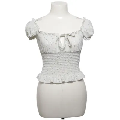 Crop top (Green, White) from Gina Tricot Recycled polyester