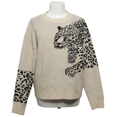 Sweater (Beige, Black) from Shein Acrylic, Polyamide