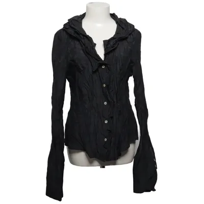 Blouse (Noir) de Apanage Coton, Fibre métallique, Soie