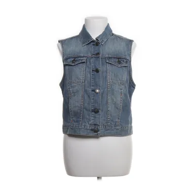 Spijker gilet (Blauw) van Fossil Katoen