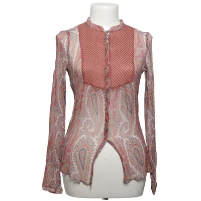 Bluse (Beige, Flerfarvet) fra Zara Woman