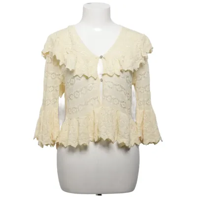 Blouse (Beige, Jaune) de Zara Coton
