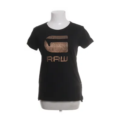 Topp (Svart, Guldfärgad) från Raw Ekologisk bomull