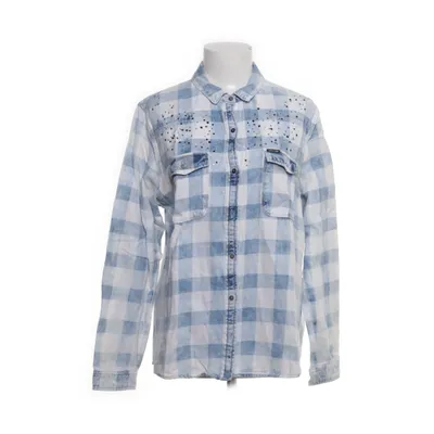 Jeansskjorte (Blå, Hvid) fra Garcia Jeans