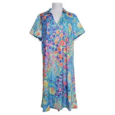 Dress (Blue) from Maria & Gabriele Cotton, Polyester