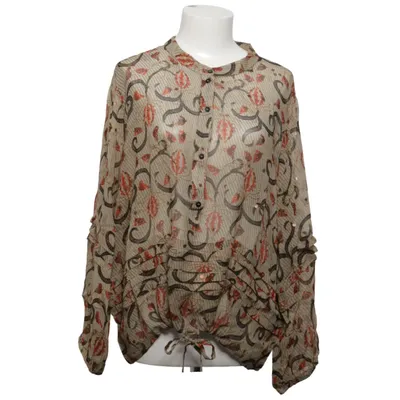 Blouse (Beige, Brown, Red) from Munthe