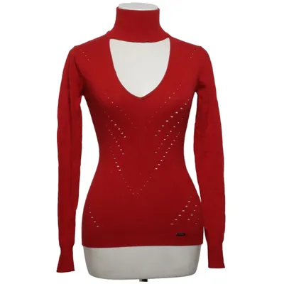 Pul à col roulé (Rouge) de Guess Élasthane, Polyester, Viscose