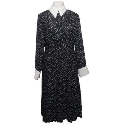 Klänning (Svart, Vit) från Zara Basic Polyester