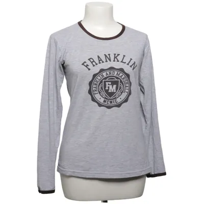 T-shirt à manches longues (Gris, Marron) de Jenika Coton, Élasthane