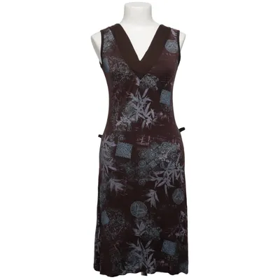 Robe (Marron, Multicolore) de Debo Calin s Élasthane, Viscose