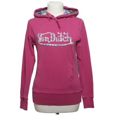Sweat à capuche (Rose) de Von Dutch Coton, Élasthane