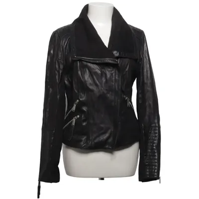 Veste de motard (Noir) de BCBGeneration Cuir, Polyester, Viscose