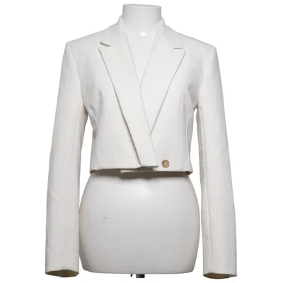 Blazer (White) from Zara Polyester