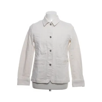 Denim jacket (White) from Uniqlo Cotton, Elastane