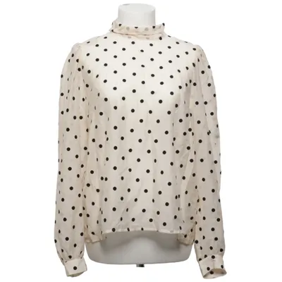 Blouse (Beige, Black) from Holly & Whyte by Lindex Lyocell, Polyamide