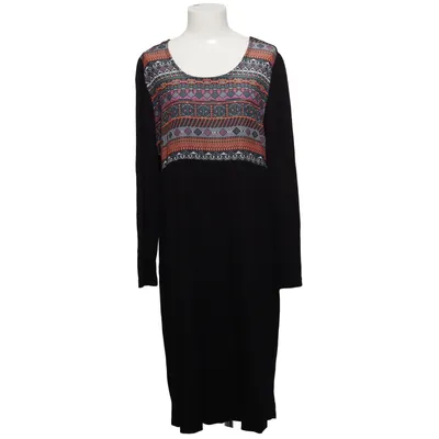 Robe (Noir, Multicolore) de Sheego Trend Élasthane, Viscose