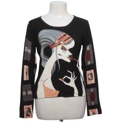 Sweater (Black, Multicolored) from Yilishi Cotton, Viscose