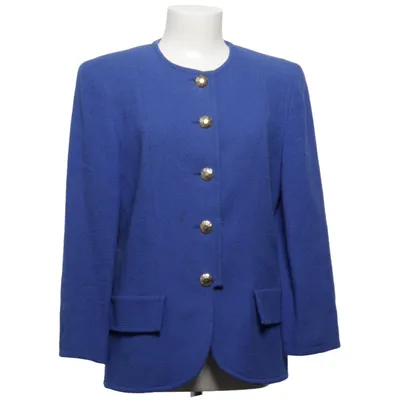 Blazer (Bleu) de Luisa Spagnoli Polyamide, Laine
