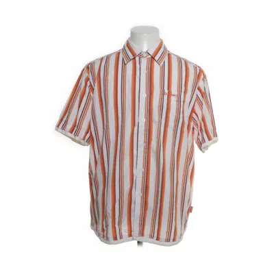 Short sleeve shirt (White, Orange, Multicolored) from Mangoon Cotton
