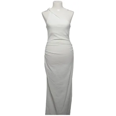 Maxikjole (Hvid) fra Pull & Bear Elastan, Polyester