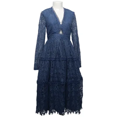 Dress (Blue) from ASOS Cotton, Lyocell, Polyamide, Polyester, Viscose