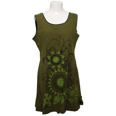 Dress (Green) from Vishes Cotton