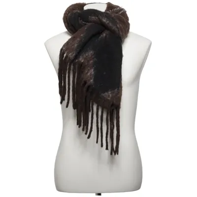 Écharpe (Marron, Noir)