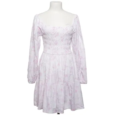 Jurk (Wit, Roze) van Bik Bok Linnen, Viscose