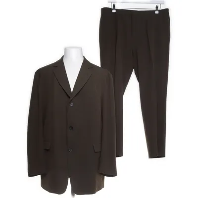 Suit (Green, Brown) from Theo Wormland Polyester, Viscose, Elastane