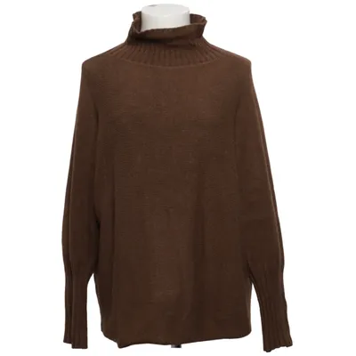 Turtleneck (Brown) from Edith Polyamide, Polyester, Viscose