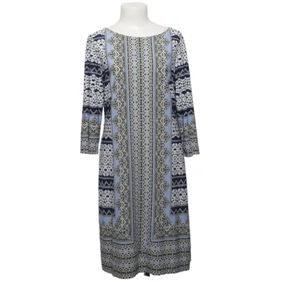 Robe (Bleu, Blanc, Multicolore) de London Times Élasthane, Polyester
