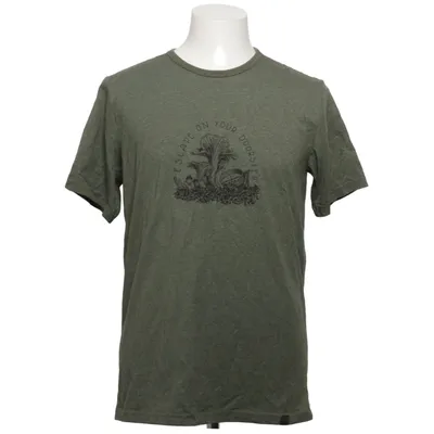 T-shirt (Groen) van Quechua Organisch katoen, Gerecycled polyester