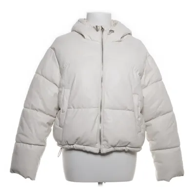 Vinterjakke (Hvid) fra Bershka Polyester, Polyurethan