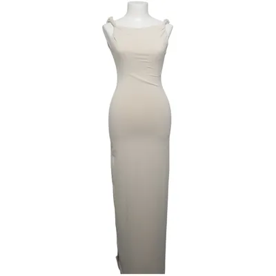 Långklänning (Beige) från Peppermayo Elastan, Polyester