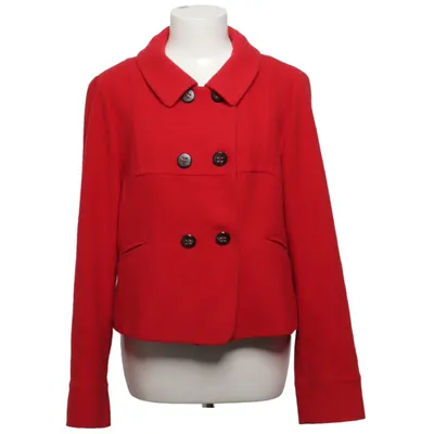 Jacket (Red) from Laurèl Polyester, Silk, Viscose, Wool
