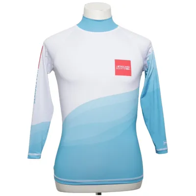 Badtröja (Blå, Vit) från Promtex Elastan, Polyester
