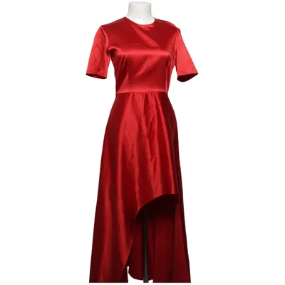 Aftenkjole (Rød) fra Zara Woman Elastan, Polyester