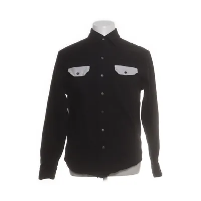 Denim blouse (Zwart) van Calvin Klein Jeans Katoen, Lyocell