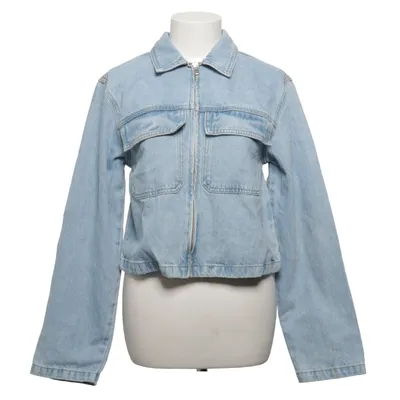 Denim jacket (Blue, White, Gray) from Pieces Cotton