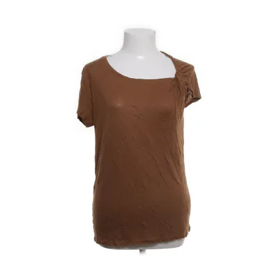 Top (Bruin) van Sisley Linnen, Viscose