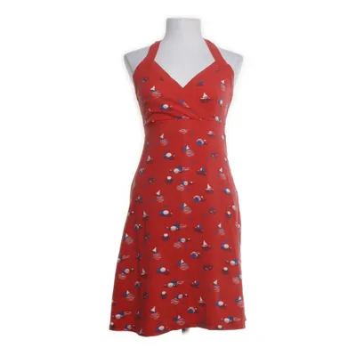 Jurk (Rood, Wit, Blauw) van King Louie Katoen, Elastaan