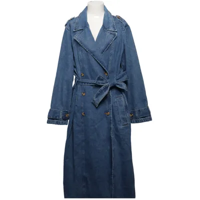 Trenchcoat (Blauw) van Cream Katoen