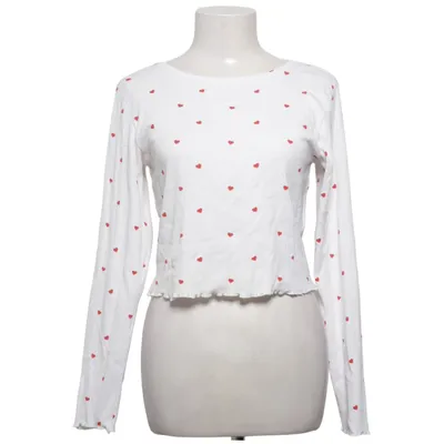 T-shirt à manches longues (Blanc, Multicolore) de ONLY Coton, Élasthane