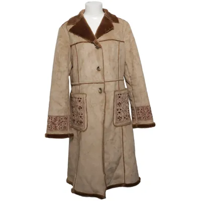 Shearlingjacka (Beige) från United Colors of Benetton Akryl, Polyester