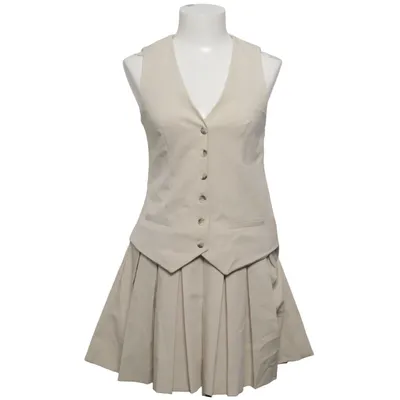Suit vest (Beige) from Zara Elastane, Polyester, Viscose