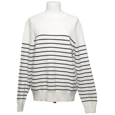 Trui (Wit, Zwart) van Uniqlo Katoen, Gerecycled polyester, Viscose