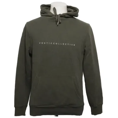 Sweat à capuche (Vert) de Poetic Collective Coton, Polyester