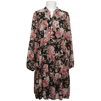 Jurk (Zwart, Meerkleurig) van Lola Liza Elastaan, Polyester, Viscose
