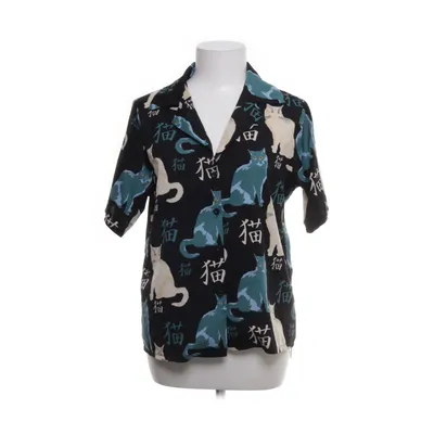 Kortärmad skjorta (Svart, Flerfärgad) från Dazy Polyester