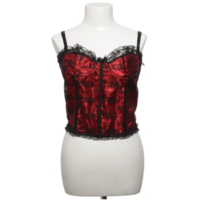 Korset (Rød, Sort) fra Divine Secrets Lingerie Elastan, Polyester